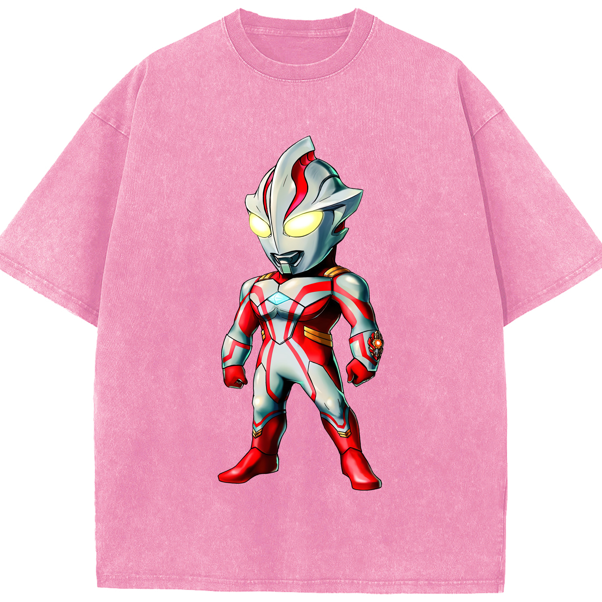 （画像用） ウルトラマン Ultraman 綿100% ヴィンテージ風 半袖Tシャツ（フロントプリント）